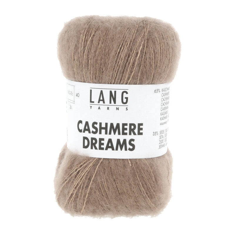 Lang Yarns Cashmere Dreams Yarn, 290m / 25g – Camel (0039)