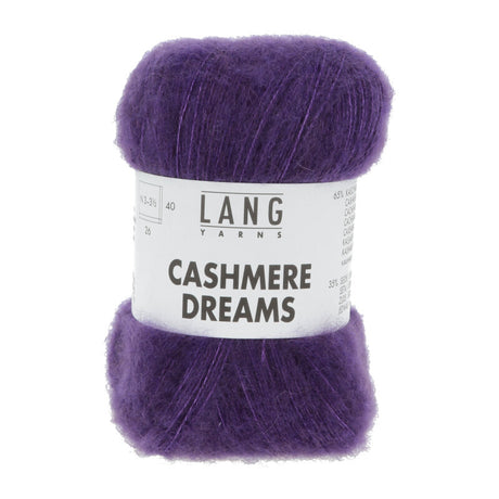 Lang Yarns Cashmere Dreams Yarn, 290m / 25g – Purple (0047)