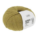 Lang Yarns Alpaca Soxx 6-ply Yarn, 390m / 150g – Dark Yellow Mélange (0013)