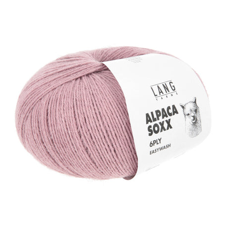 Lang Yarns Alpaca Soxx 6-ply Yarn, 390m / 150g – Flamingo (0019)