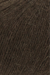 Lang Yarns Alpaca Soxx 6-ply Yarn, 390m / 150g – Brown (0067), yarn texture