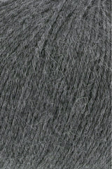 Lang Yarns Alpaca Soxx 6-ply Yarn, 390m / 150g – Dark Grey Mélange (0105), yarn texture