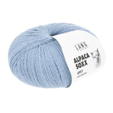 Lang Yarns Alpaca Soxx 6-ply Yarn, 390m / 150g – Sky Blue Mélange (0121)