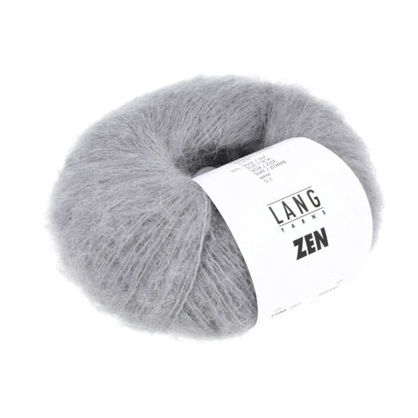 Lang Yarns Zen – 25g / 200m – Light Grey Mélange (0003)