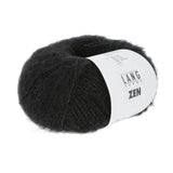 Lang Yarns Zen – 25g / 200m – Black (0004)