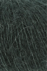 Lang Yarns Zen – 25g / 200m – Dark Green (0018) – detail