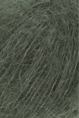 Lang Yarns Zen – 25g / 200m – Olive (0098) – detail