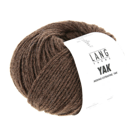 Lang Yarns Yak – 50g / 120m – Chocolate (0167)