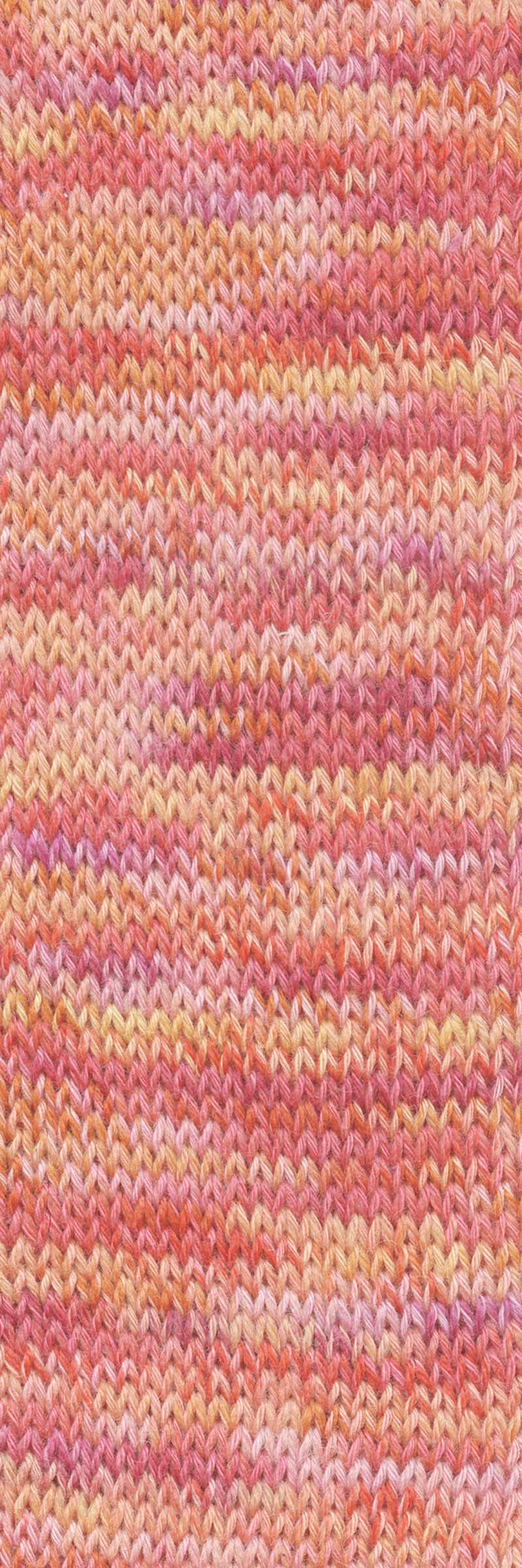 Lang Yarns Footprints – 100g / 400m – Orange/Pink/Berry (0020) – detail