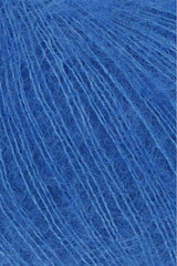 Lang Yarns Mohair 21 Yarn, 375m / 25g – Royal (0006), yarn texture