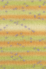 Lang Yarns Cloud Tweed – Yellow/Green (0003), yarn texture