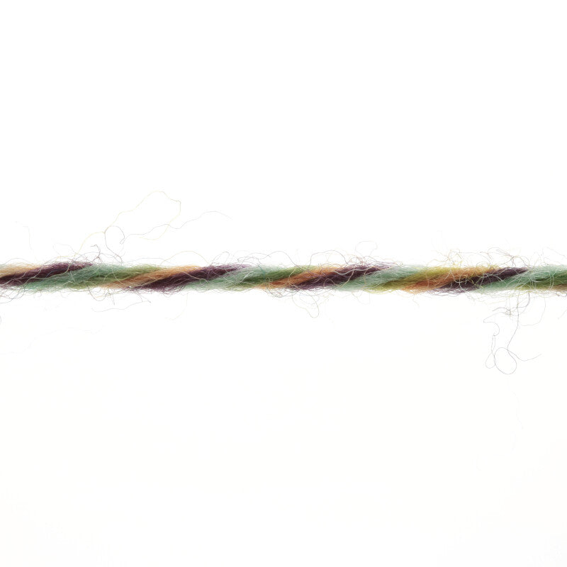 Lang Yarns Move 4-ply – 100g / 400m – Royal/Turquoise/Green/Eggplant (0024) – yarn texture
