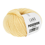 Lang Yarns Poseidon yarn, Light Yellow, colour 0013, ball photograph