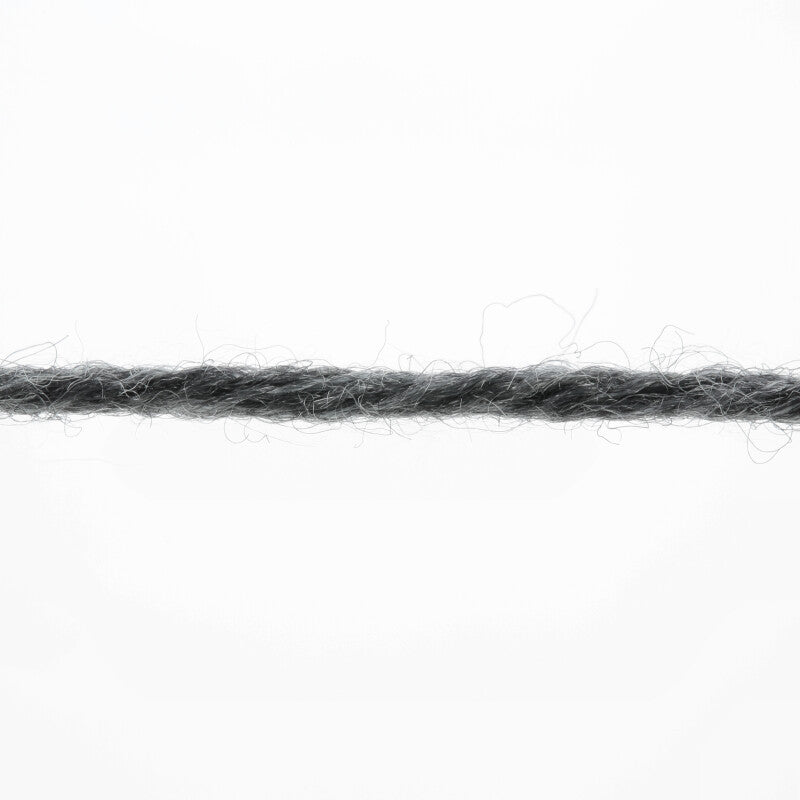 Lang Yarns Poseidon yarn, Dark Grey, colour 0070, detail photograph