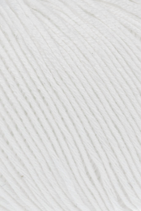 Lang Yarns Baby Cotton – 50g / 180m – White (0001) – detail