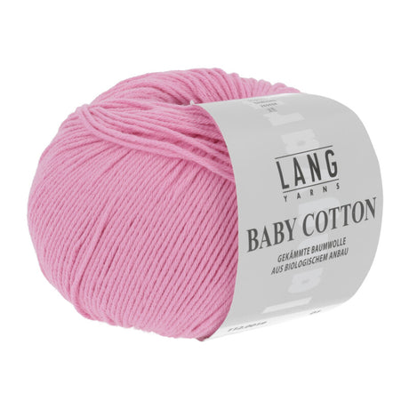 Lang Yarns Baby Cotton – 50g / 180m – Pink (0019)