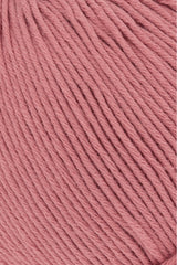 Lang Yarns Baby Cotton – 50g / 180m – Dusky Pink (0048) – detail