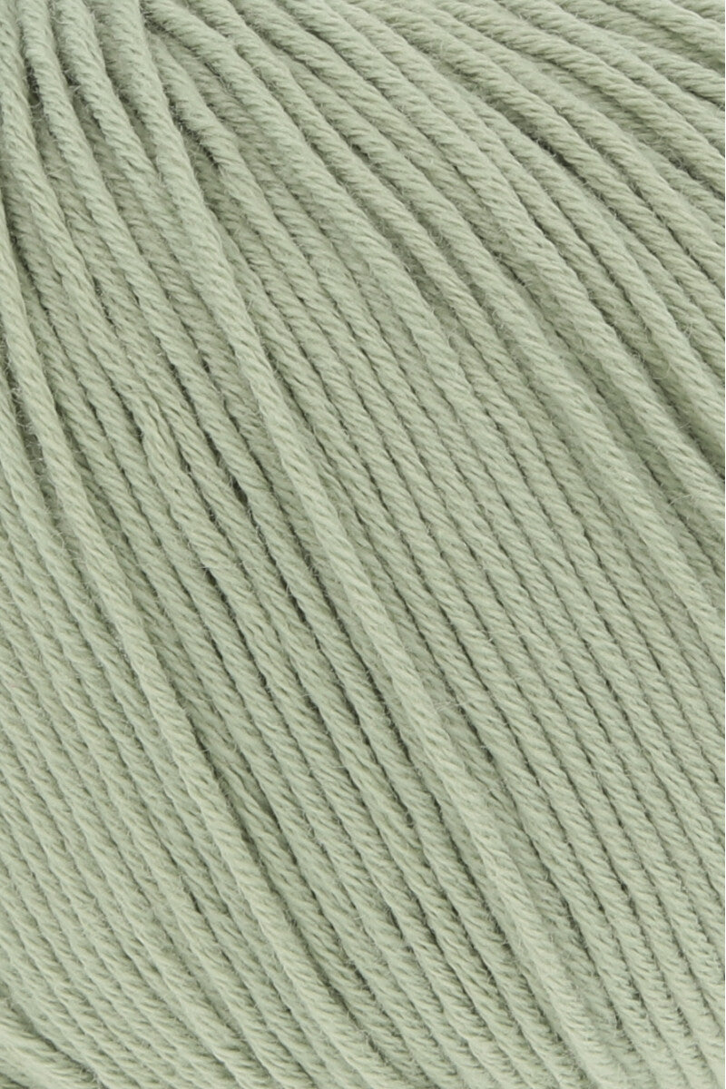 Lang Yarns Baby Cotton – 50g / 180m – Pastel Green (0091) – detail