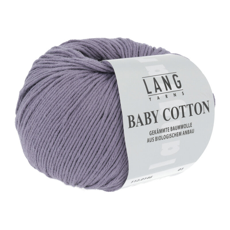 Lang Yarns Baby Cotton – 50g / 180m – Lilac (0146)