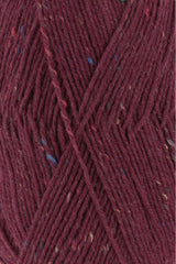 Lang Yarns Super Soxx Tweed 6-ply – 150g / 410m – Berry (0066) – detail