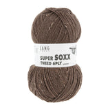 Lang Yarns Super Soxx Tweed 6-ply – 150g / 410m – Brown (0068)