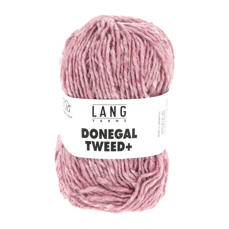 Lang Yarns Donegal Tweed+ Yarn, 105m / 50g – Rose (0009)