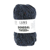 Lang Yarns Donegal Tweed+ Yarn, 105m / 50g – Steel Blue (0010)
