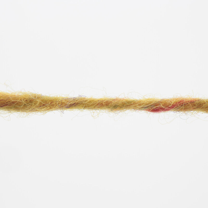 Lang Yarns Donegal Tweed+ Yarn, 105m / 50g – Yellow (0014), yarn strand