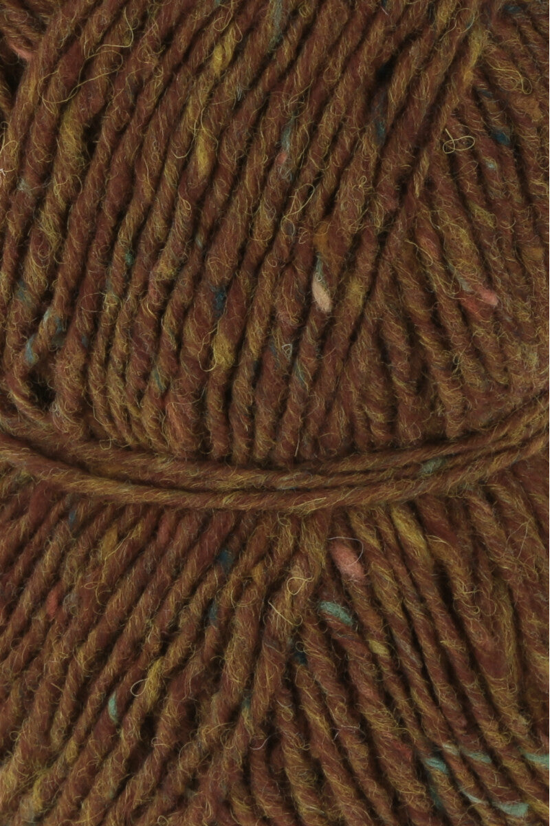Lang Yarns Donegal Tweed+ Yarn, 105m / 50g – Copper (0015), yarn texture