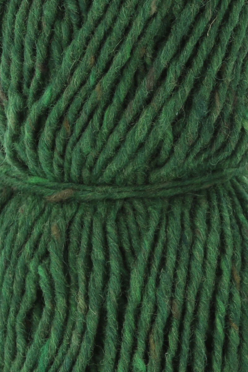Lang Yarns Donegal Tweed+ Yarn, 105m / 50g – Dark Green (0018), yarn texture