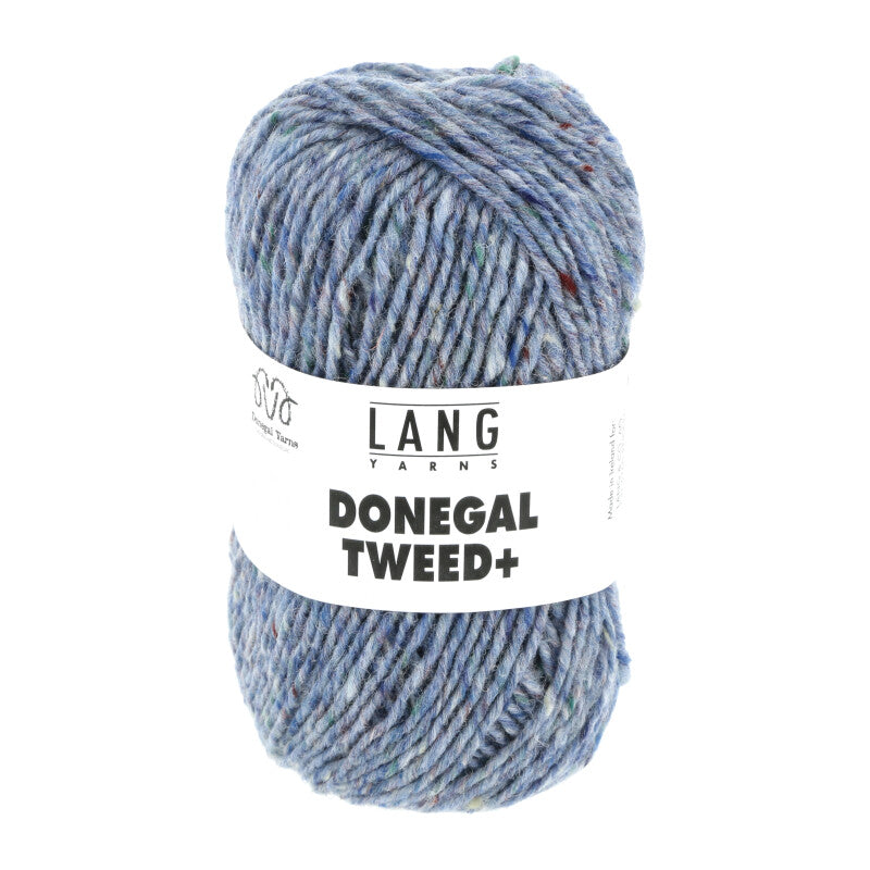 Lang Yarns Donegal Tweed+ Yarn, 105m / 50g – Light Blue (0020)