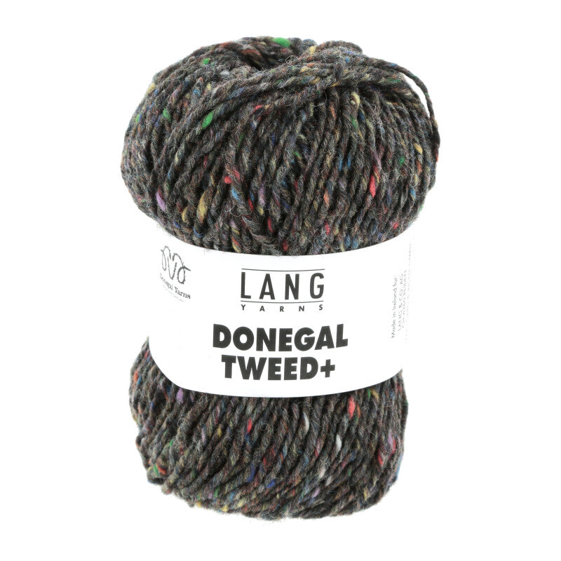 Lang Yarns Donegal Tweed+ Yarn, 105m / 50g – Grey (0024)