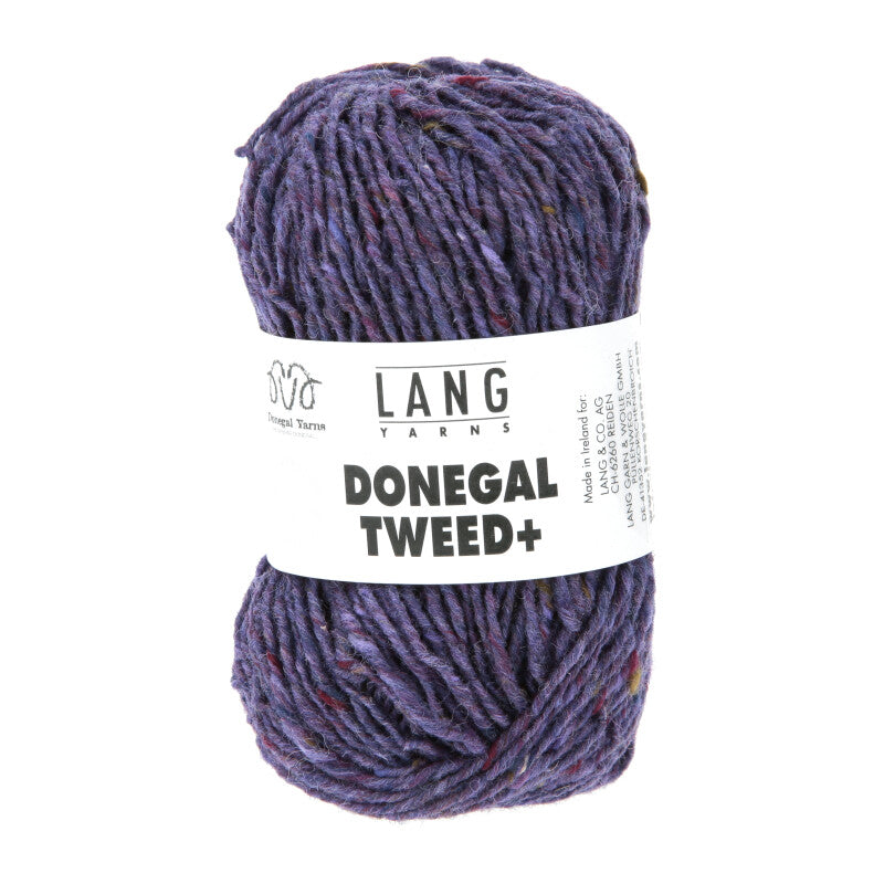 Lang Yarns Donegal Tweed+ Yarn, 105m / 50g – Light Purple (0047)
