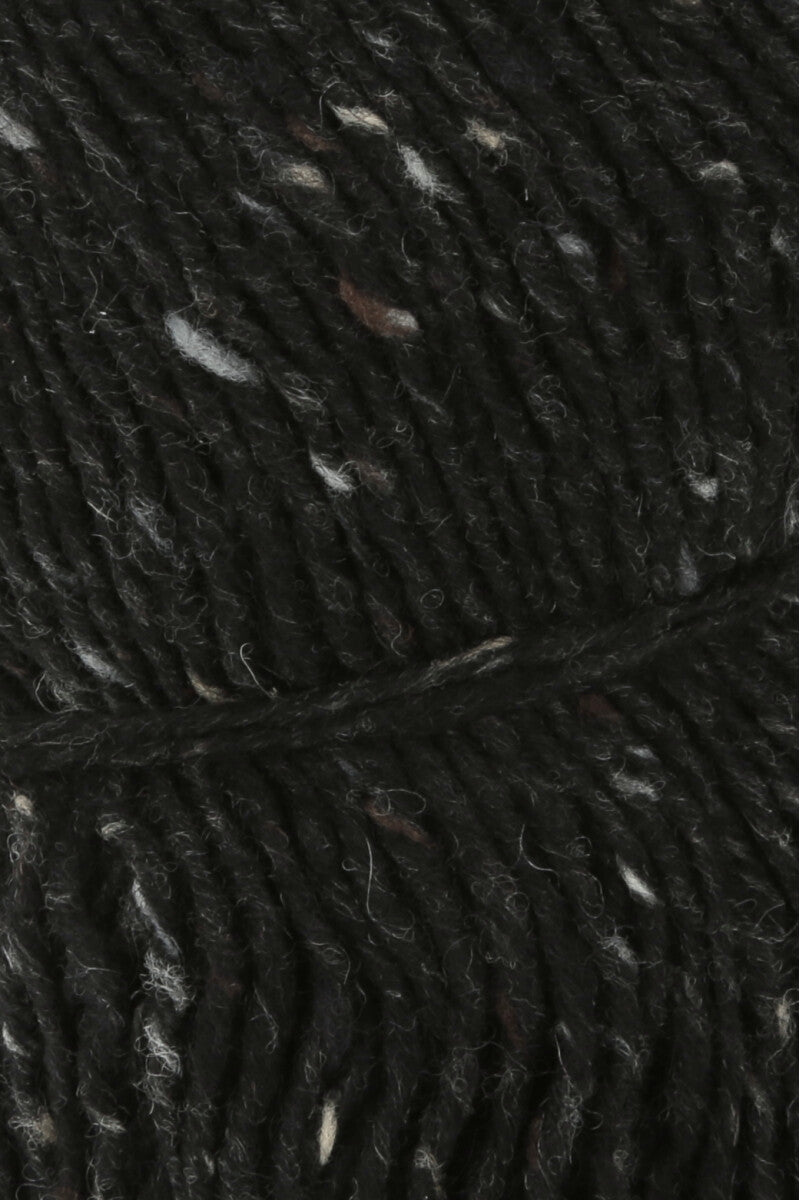 Lang Yarns Donegal Tweed+ Yarn, 105m / 50g – Anthracite (0070), yarn texture