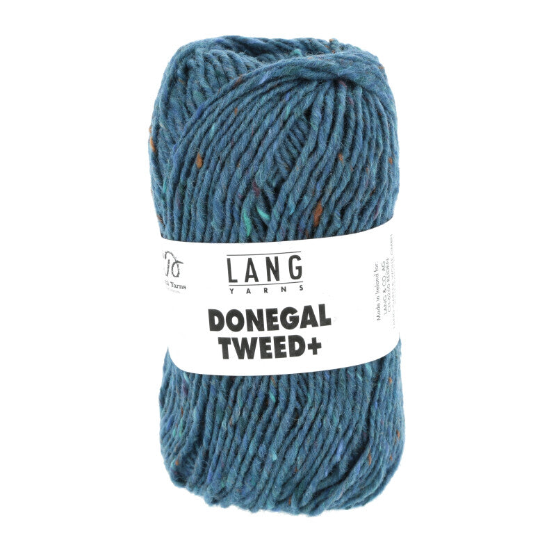 Lang Yarns Donegal Tweed+ Yarn, 105m / 50g – Atlantic (0074)