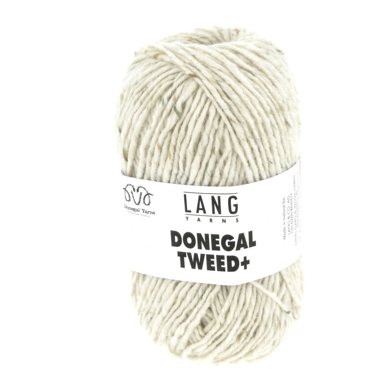 Lang Yarns Donegal Tweed+ Yarn, 105m / 50g – Offwhite (0094)