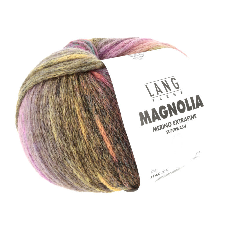 Lang Yarns Magnolia – 100g / 250m – Mustard Yellow/Grey/Fuchsia (0001)