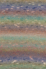 Lang Yarns Magnolia – 100g / 250m – Olive/Navy/Brown (0016) – detail