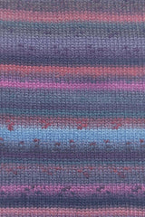 Lang Yarns Cashmere Light Color yarn, Pink/Bordeaux/Turquoise, colour 0005, alternate product photograph