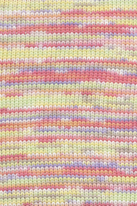 Lang Yarns Lisboa yarn, Yellow/Lilac/Pink/Green, colour 0001, alternate product photograph