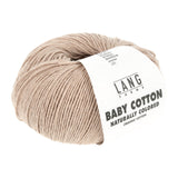 Lang Yarns Baby Cotton Naturally Colored – 50g / 180m – Pale Brown (0007)