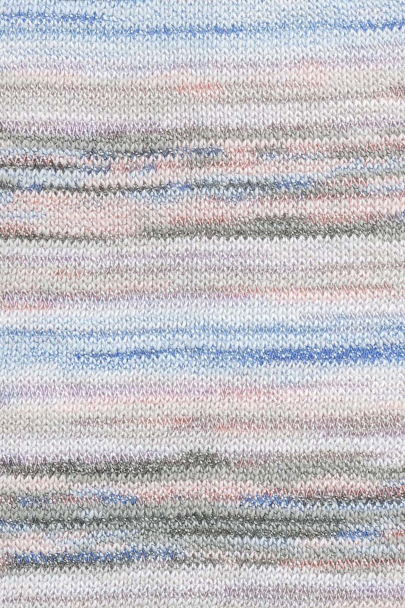 Lang Yarns Fiesta yarn, Blue/Rose/Dark Grey/Purple, colour 0009, alternate product photograph