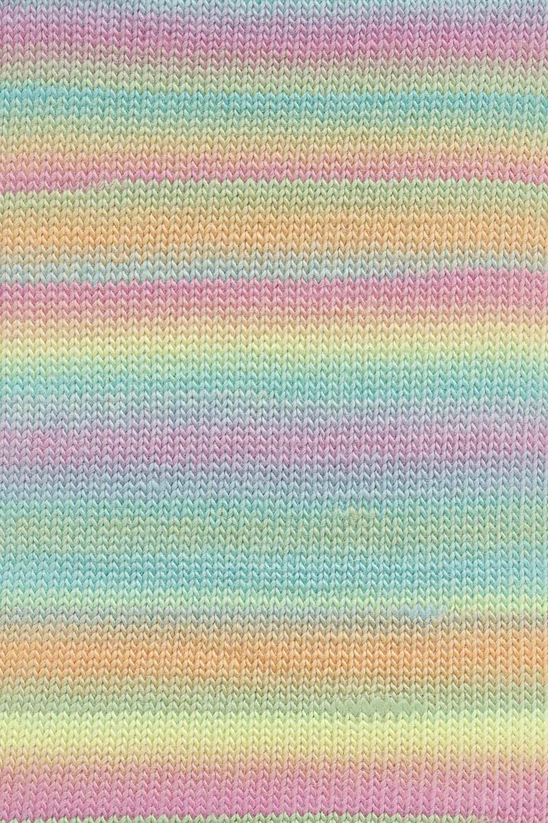 Lang Yarns Aurora yarn, Turquoise/Pink/Orange/Yellow, colour 0006, alternate product photograph