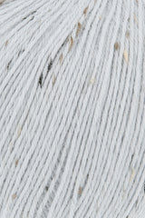 Lang Yarns Alpaca Soxx Tweed – 100g / 387m – Light Grey (0003) – detail