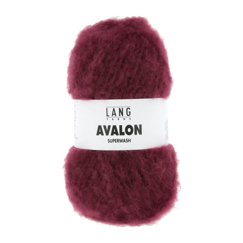 Lang Yarns Avalon – 50g / 82m – Wine Red (0062)