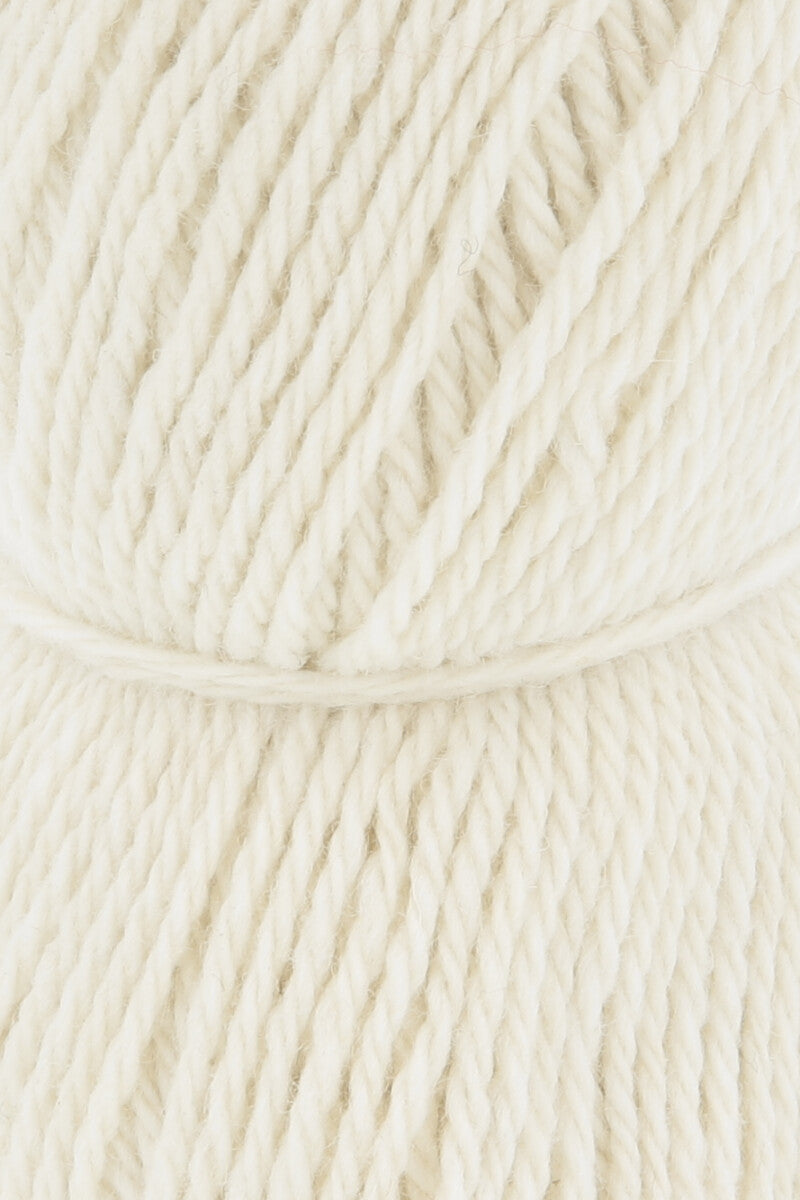 Lang Yarns Donegal Woolen Spun Yarn, 105m / 50g – White (0001), yarn texture