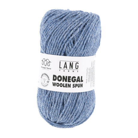 Lang Yarns Donegal Woolen Spun Yarn, 105m / 50g – Blue (0022)