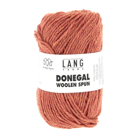 Lang Yarns Donegal Woolen Spun Yarn, 105m / 50g – Orange (0059)