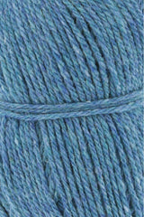 Lang Yarns Donegal Woolen Spun Yarn, 105m / 50g – Turquoise (0078), yarn texture