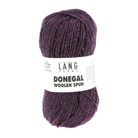 Lang Yarns Donegal Woolen Spun Yarn, 105m / 50g – Eggplant (0080)